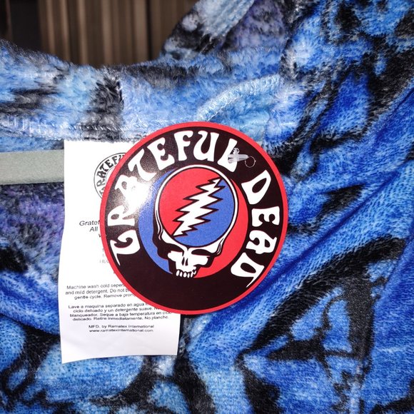 Fleecy blue pullover hoodie with Dancing Bears - size 2XL - - Picture 2 of 4